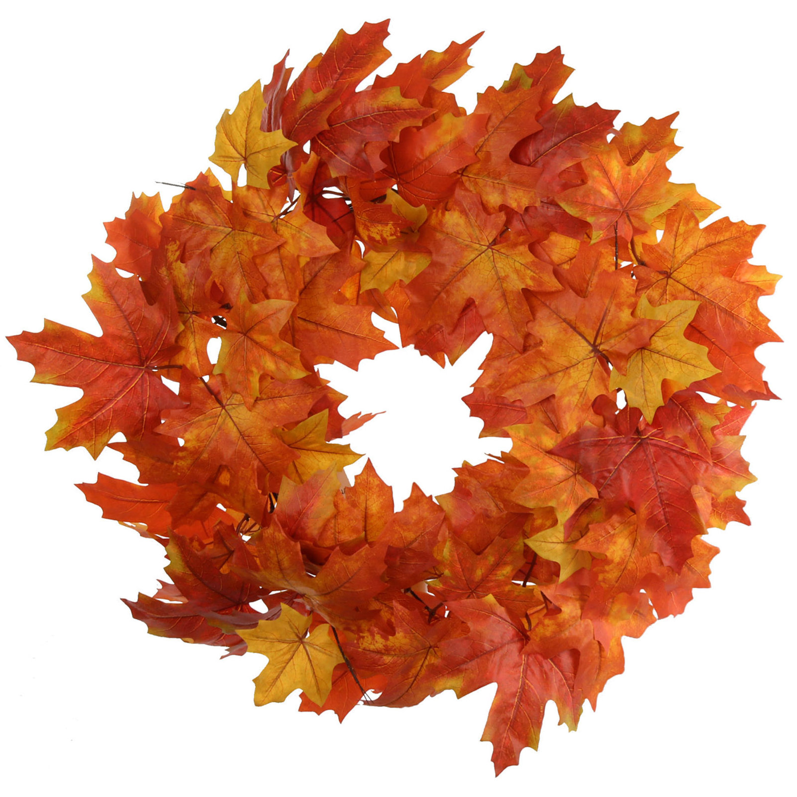 The Holiday Aisle? Faux Maple 24'' Wreath